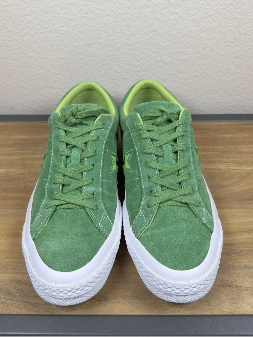 Converse One Star Low Suede Unisex Mint Green Size Men 8 Women 10 Shoes Sneakers - Picture 2 of 10